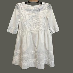 Polo Ralph Lauren White Girl's Dress Cotton, Size 4 NWOT